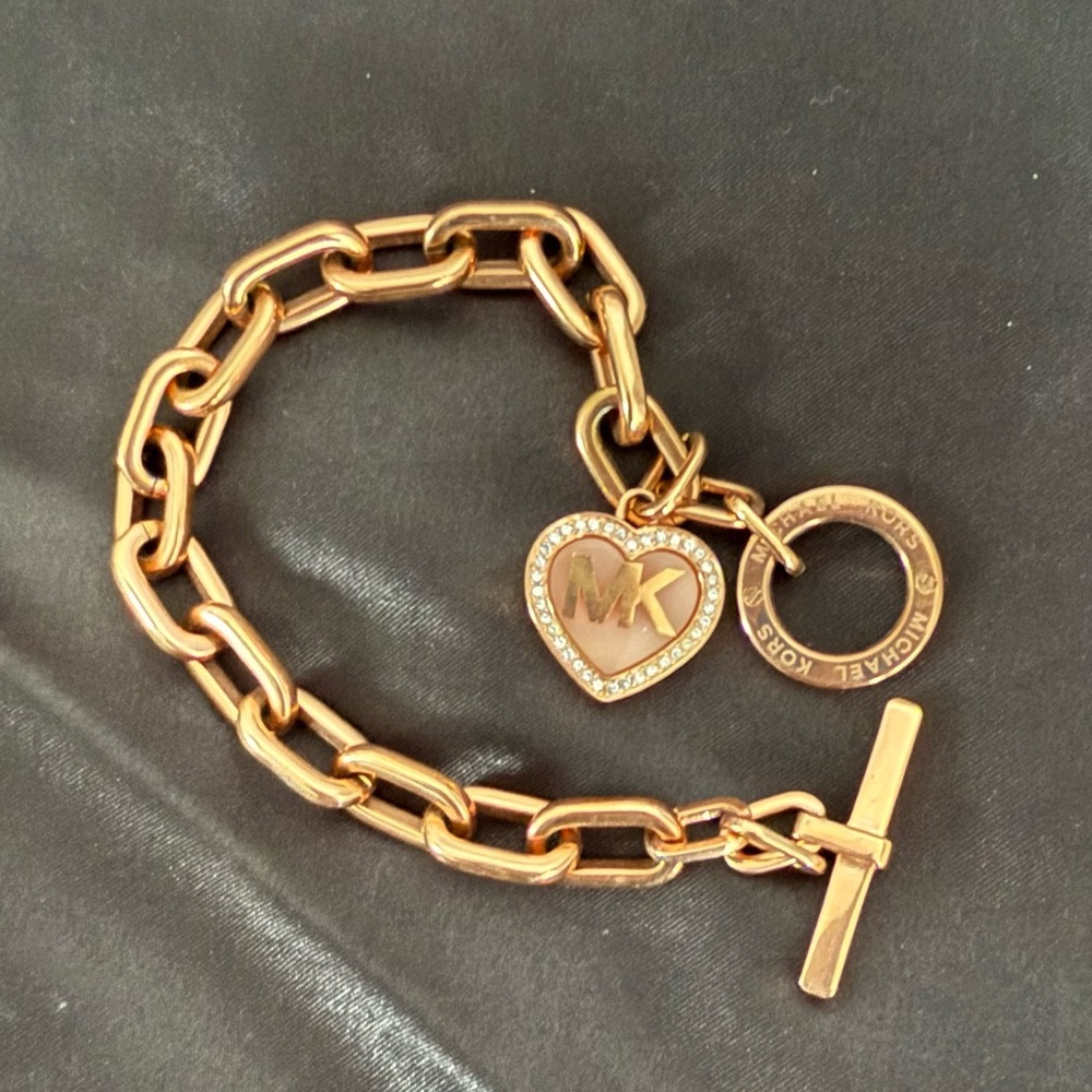 Michael Kors Rose Gold Chain Bracelet